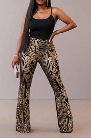 Printed Squins Pants