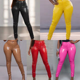 High waist Latex Pants