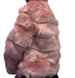 Pink Faux Fur Coat