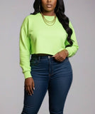 Crop Sweatshirt (2 Colors)