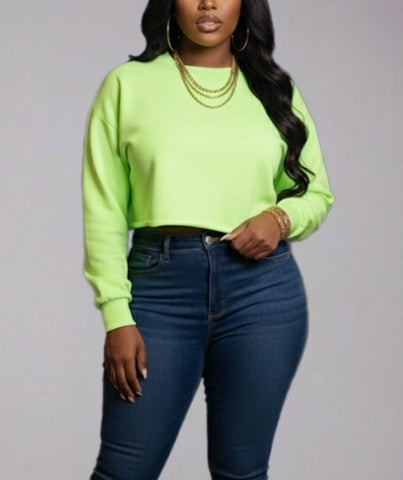 Crop Sweatshirt (2 Colors)