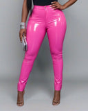 High waist Latex Pants