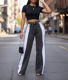 Denim Track Pants