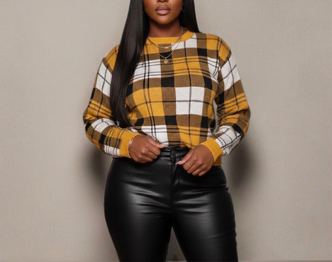 Checkered Sweater
