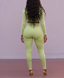 Sage Stride Ribbed Set