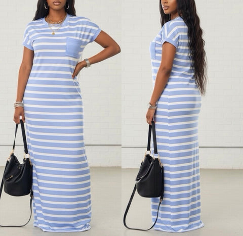 Striped Lounge Dress