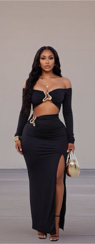 Design Trim Maxi Dress