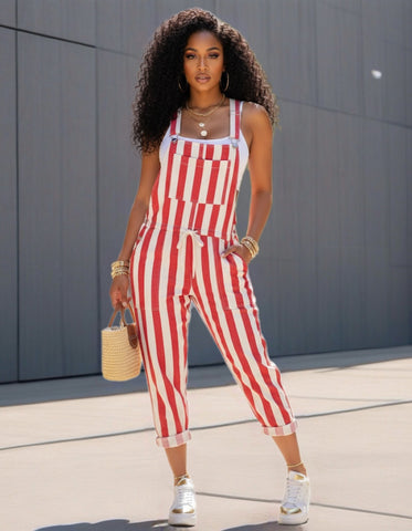 Striped Overall